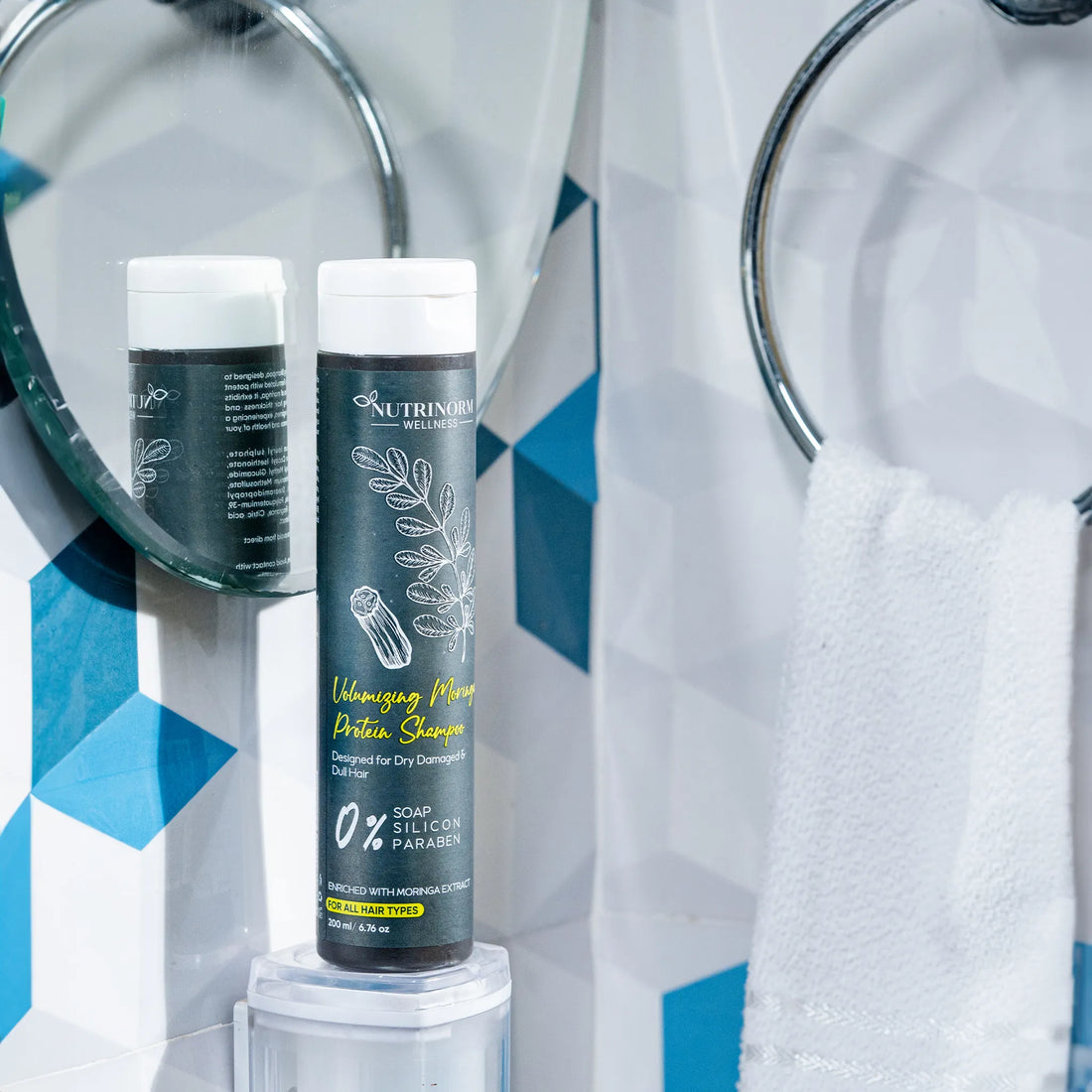 Volumizing Moringa Protein Shampoo - Nutrinorm Wellness